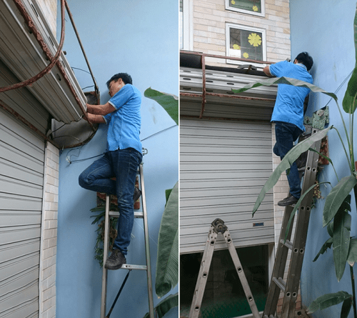 Sửa cửa cuốn tại nhà khu vực Bình Dương